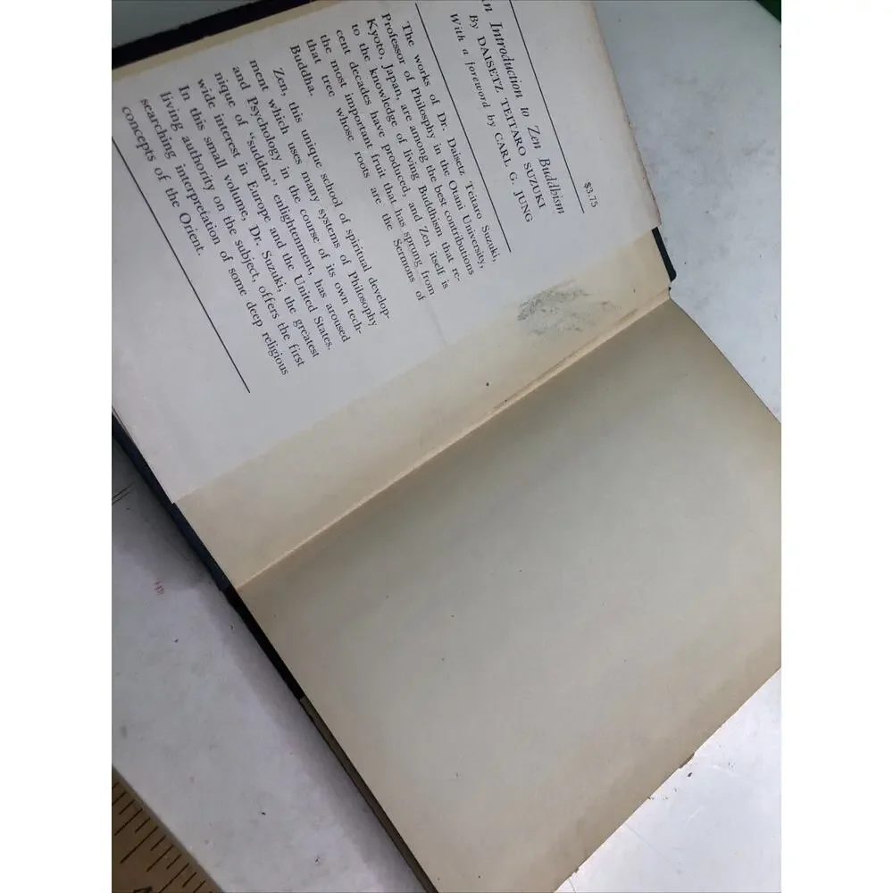 1949 HC DJ Introduction To Zen Buddhism by Daisetz Teitaro Suzuki Intro by Jung